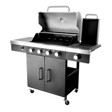 Infrared side burner gas grill